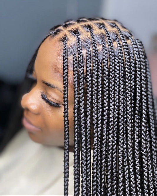 Small Knotless Braids