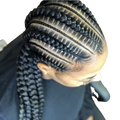 Straight Back Two Cornrows And Stitch