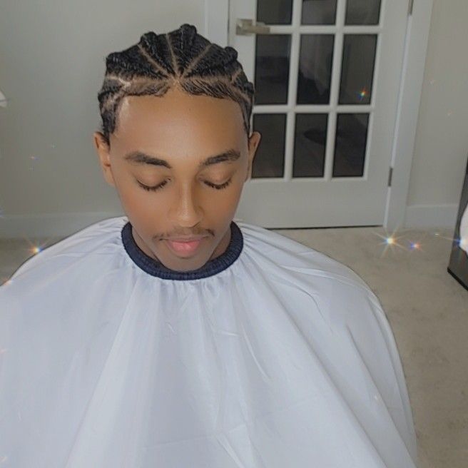 Men Braids (Cornrows, Two Strand Twist, Box Braid)