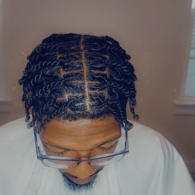 Men Braids (Cornrows, Two Strand Twist, Box Braid)