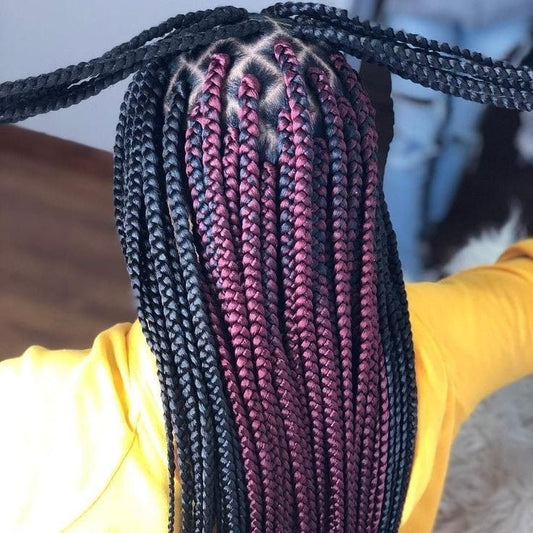 Medium Box Braids