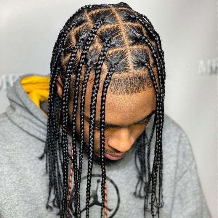 Men Braids (Cornrows, Two Strand Twist, Box Braid)
